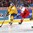MONTREAL, CANADA - DECEMBER 31: Sweden's Jonathan Dahlen #27 skates with the puck while the Czech Republic's Filip Chlapik #14 and Rasmus Asplund #18 look on during preliminary round action at the 2017 IIHF World Junior Championship. (Photo by Francois Laplante/HHOF-IIHF Images)

